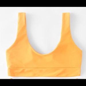 Brand New Yellow Scoop Top!
